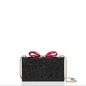 🖤 Kate Spade New York Disney Black Glitter Clutch